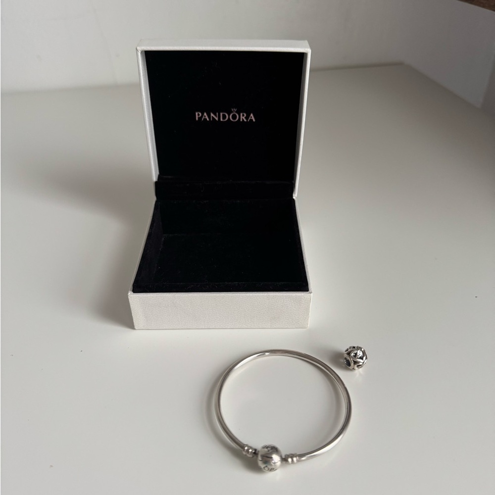 Pandora Silver Bracelet with Charm